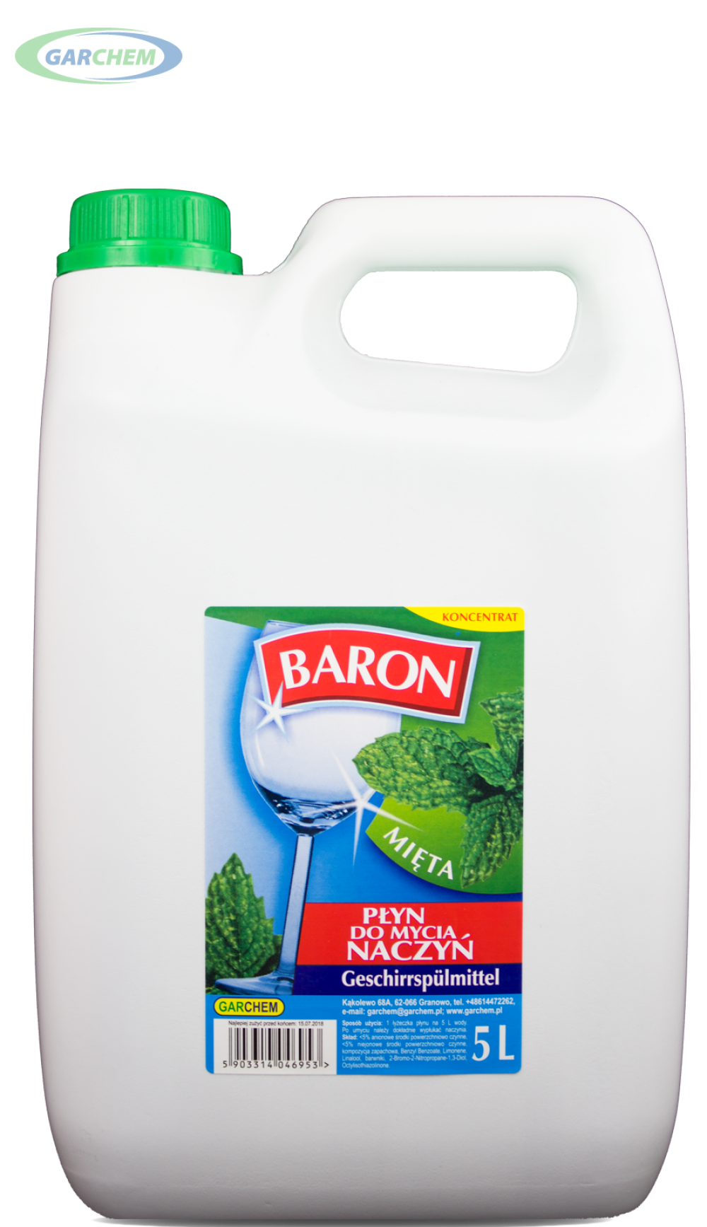 płyn do ręcznego mycia naczyń baron 5l